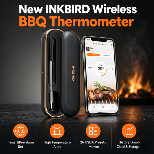 Inkbird bluetooth meat - bluetooth,